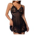 thumbnail image 2 of uublik Valentines Lingerie Set for Women Sexy Naughty Lace Bodysuit Babydoll Plus Size, 2 of 5