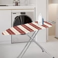 thumbnail image 2 of HELLHERO 15x54 Inch Ironing Board Cover with Elastic Edge Easy Fit Ironing Table Burgundy Cream, 2 of 6