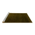 thumbnail image 2 of Ahgly Company Machine Washable Indoor Rectangle Abstract Yellow Modern Area Rugs, 5' x 7', 2 of 4