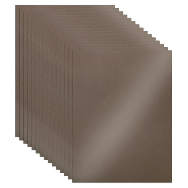 Cartulina Brillante de Papel Kraft Guakicae Café 8.5 x 11 1200g