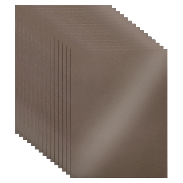 Cartulina Brillante de Papel Kraft Guakicae Café 8.5 x 11 1200g