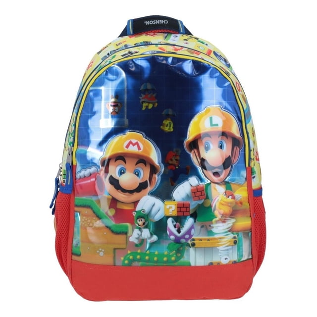 Mochila Chico Amarillo Chenson Mario Bros Primaria KIRAT para niño CHENSON MB64509-L