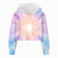 thumbnail image 4 of Godom Kids Crop Tops Girls Striped Long Sleeve Fashion Hoodies Pullover Sweatshirts, 4 of 4