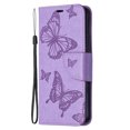 thumbnail image 4 of Allytech iPhone 12 Pro Case, iPhone 12 6.1" Case, Folio Flip PU Leather Slim Fit Kickstand Cover with Credit Cards Holder Hand Wrist Strap Wallet Case Cover for Apple iPhone 12 Pro/ iPhone 12, Violet, 4 of 6