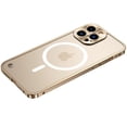 thumbnail image 1 of Funda de teléfono Magsafe con marco de Metal de aleación de aluminio de lujo para Iphone 11 12 13 14 Pro Max Mini soporte para carga inalámbrica magnética, 1 of 4