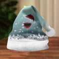 thumbnail image 2 of JIKNTTR Santa Hat Christmas Hats For Adults Kids Xmas Holiday Hat Classic Santa Claus Hat For New Year Party Xmas Decoration Red Hat, 2 of 4