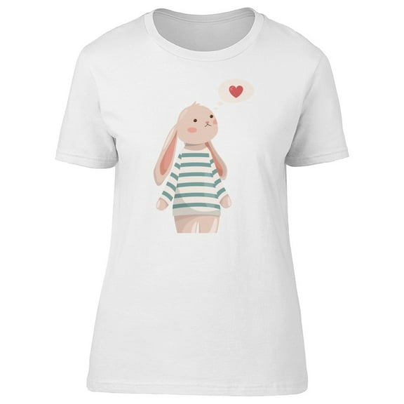 Rabbit In Striped Sweater  Tee Men's -Image by Shutterstock