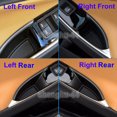 thumbnail image 2 of For GM for Chevy 2016-2018 Malibu Interior-Front and Rear Door-Switch Bezel Cap Set, 2 of 4