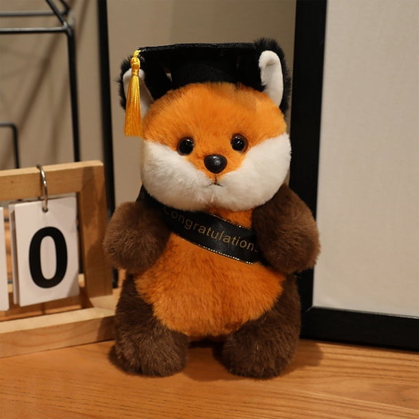 Fiudx Muñeca de Graduación, Gorro de Graduación de Algodón Suave Coleccionable, Pieza Decorativa Multicolor, Recuerdo Único para El Hogar o La Oficina, Regalo Perfecto para Graduados, Celebra Hitos c