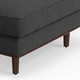 thumbnail image 4 of Simpli Home Morrison Mid Century Left Sectional 102 inch Wide Sofa Sectional in Charcoal Grey Woven-Blend Fabric, 4 of 12
