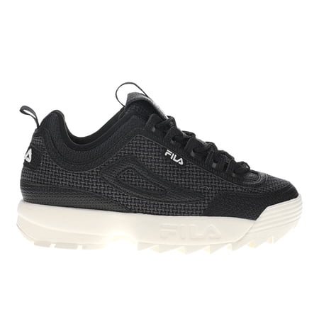 Fila Womens Disruptor 2 Woven Lace Up Athletic Sneakers Casual Shoes