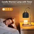 thumbnail image 2 of Candle Warmer Lamp with Timer,Candle Lamp with Dimmer,Wax Warmer Height Adjustable for Home Decor,Wax Melt Warmer for Scented Candles, 2 of 7