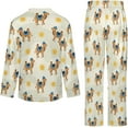 thumbnail image 6 of Top-kevin Western Themed Horse Women's Long-Sleeve Shirt And Full-Length Bottom Pajama Set, 6 of 12