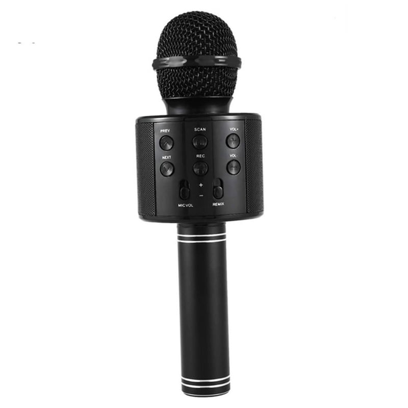 Bluetooth Wireless Microphone Handheld Karaoke Mic USB KTV Player