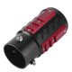 thumbnail image 4 of Punta de tubo de escape trasero universal, garganta trasera, aleación de aluminio, estilo industrial para diámetro de 38 a 63 mm, color rojo, 4 of 8