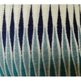 thumbnail image 2 of Plutus Dégele Rivière Cobalt HandmadeThrow Oreiller, (Double Face 20" x 30" Queen), 2 of 3