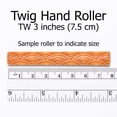 thumbnail image 3 of Rodillo de ramita de madera MKM TW-33 para cerámica, 7,5 cm, 3 of 5