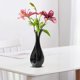 thumbnail image 4 of Botellas Decorativas De Plástico 1 piezas jarrón negro de plástico con aspecto cerámico no frágil decoración de mesa para caseras o comedor 3,5x3,1x8,3" JASKFLY, 4 of 9