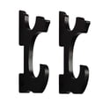 thumbnail image 4 of pitrice Wall Display Rack Suitable For Fishing Rods Tanto And Samurai With Durable Lightweight Wood Samurai Stand Wakizashi Wood Black 2 Tier, 4 of 6