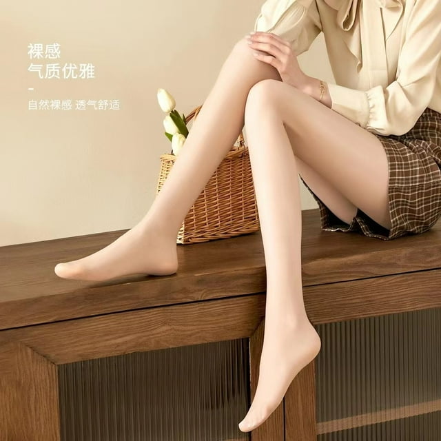 Xiao Hua Pantimedias de control ultra transparentes para mujer (paquete de 6): ligeras, cómodas, ajuste perfecto, medias transparentes, tez