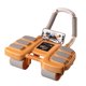 thumbnail image 3 of Roller AB Wheel AB Máquina de ejercicio Doble rueda para la Oficina de Gimnasio Orange, 3 of 6