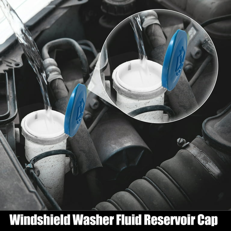 76802-SJD-003 Blue Windshield Washer Fluid Reservoir Cap with 60cm