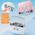 thumbnail image 2 of JIEMUCES Electric Nail Clipper Polisher with LED Light 3-Speed Adjustable USB Rechargeable Automatic Fingernail File Baby Kids Adults Seniors Manicure Trimmer Device, 2 of 8