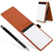 Cyiecw A7 Multifunction PU Leather Notebook Mini Notebook with Pen Business Agenda Notebook
