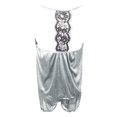 thumbnail image 4 of BONIXOOM Womens Pajamas Family Christmas Pajamas Matching Sets Sleepwear None Sleeveless Sleepwear Sets Solid Gray S, 4 of 5