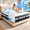 2-Pack Pillows Only, variant on 14" King Mattress in a box, Cooling Gel Memory Foam King Size Hybrid Mattress with Individual Pocket Springs, Medium Firm, Enhanced Edge Support, Motion Isolation, Comfortable Pressure Relief