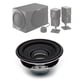thumbnail image 2 of 1 pcs 52 mm full range speaker 4 ohm 5 w portable speaker audio home theater, 2 of 5