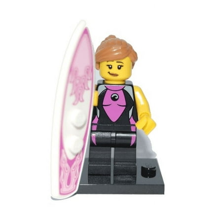 LEGO Collectible Series 4 Surfer Girl Minifigure - Complete Set
