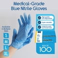 thumbnail image 4 of (4 pack) Inspire Nitrile Exam Gloves | THE ORIGINAL Quality Stretch Nitrile | 4.5 Gloves Disposable Latex Free Medical EMT (100, Medium), 4 of 8
