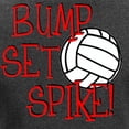 thumbnail image 3 of CafePress - Bump, Set, Spike Women's Long Sleeve Dark T Shirt - Women's Long Sleeve Graphic Tee Casual Fit, 3 of 4