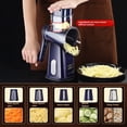 thumbnail image 2 of Household Manual Multifunctional Kitchen Roller Cutter - Hand-Cranked Vegetable Shredder, Slicer & Pasta Maker, Compact Design for Home & Commercial Use, Imported Quality Cooking Tool (Song-Huixuan, 2 of 6