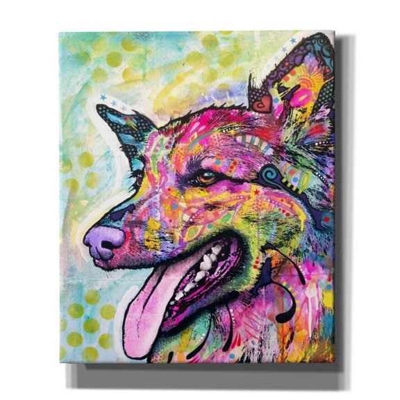 Epic Graffiti 'All The Love' by Dean Russo, Giclee Canvas Wall Art, 20"x24"