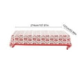 thumbnail image 3 of Valentine's Day Red Heart Plastic Disposable Tablecloth,54x108" Romantic Holiday Dinner Party Wedding Table Cover, Tear-Resistant Waterproof Rectangular Table Protector for Anniversaries, 3 of 6