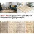 thumbnail image 4 of Keen Home Design Machine Washable Area Rugs with Non-slip Backing, Ideal for Hallway, Living Room, Bedroom, Kitchen and Laundry Room, Vintage Moroccan and Low Pile Rug - ( 5' x 7' ), 4 of 9