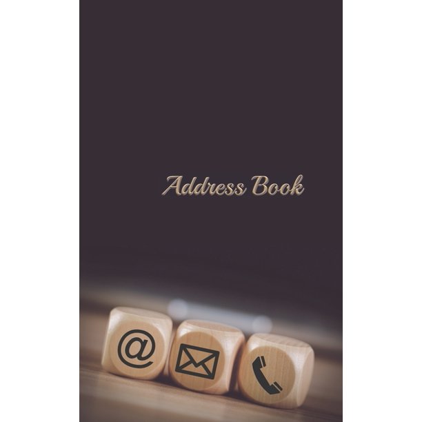 Address Book 5"x8" Small pocket size 120 pages with Password