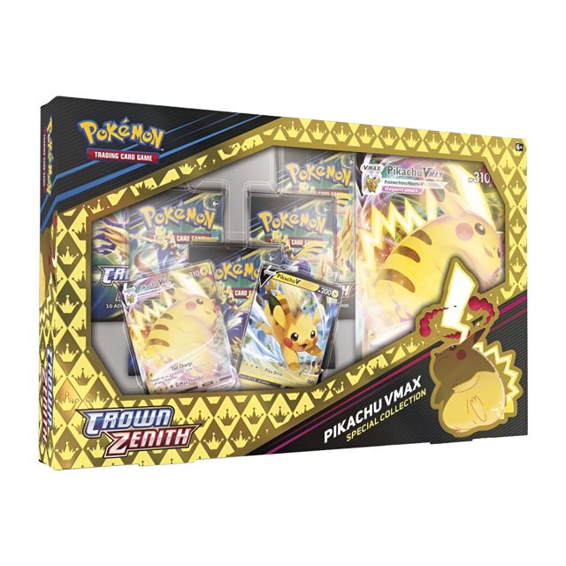 Cartas Coleccionables Pokémon TCG Crown Zenith Pikachu VMax Special Collection En Español 1 Pieza