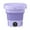 Purple, variant on LCXmlly Clothes Washer 8L US Plug 3 Modes Half Automatic with Drain Basket Hand Washing Handheld Foldable Washer