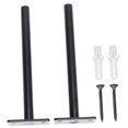 thumbnail image 3 of MERRYHAPY 2pcs Hidden Shelf Support Brackets Black for Simple Design Home Improvement, 3 of 6