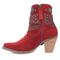 thumbnail image 3 of Dingo Womens Bandida Round Toe Cowboy  Ankle Boots, 3 of 5