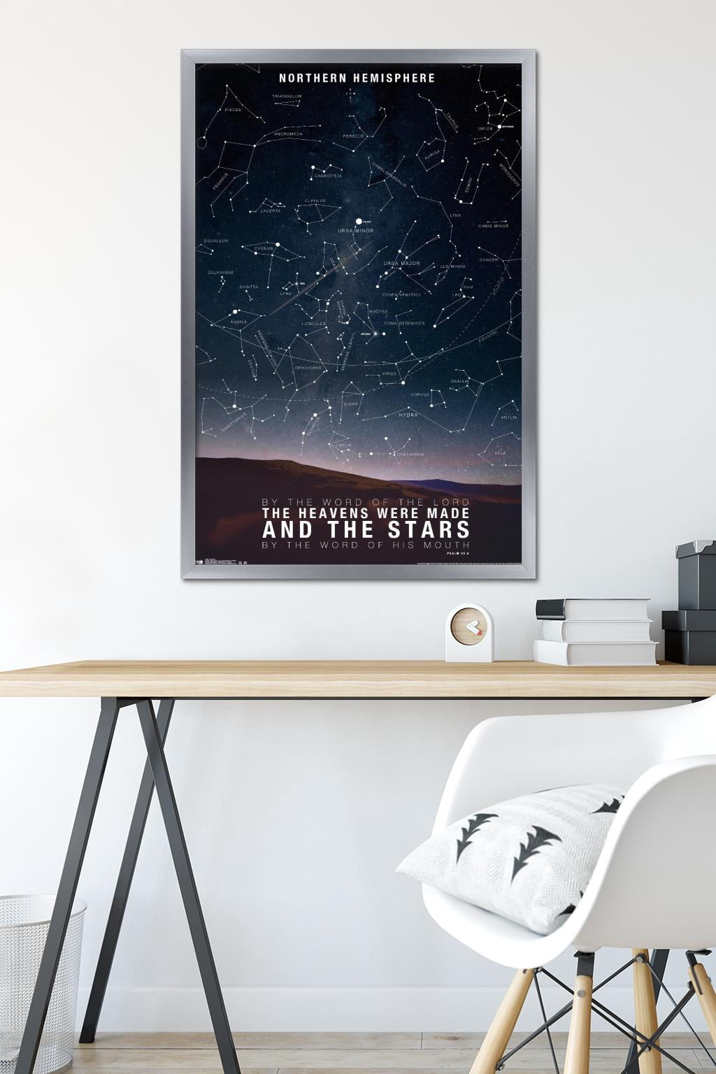 The Stars Wall Poster, 22.375" x 34", Framed