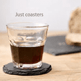 thumbnail image 2 of 12 Sous-Verres Noirs Ronds Sous-Verres Faits à la Main pour Boissons, Boissons, Verres à Vin, 2 of 6