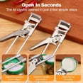 thumbnail image 4 of Adjustable Stainless Steel Jar Opener, Gripper Tight Lid Opener, 2026 New Handy Rubber Bottle Jar Opener for Weak Hands, Jar Openers Rated for Seniors, Kitchen Gadgets (2Pcs, 19.5cm/7.68inch), 4 of 9