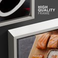 thumbnail image 4 of wall26 Framed Canvas Print Wall Art Sushi, Make Roll &amp; Green Tea on Stone Table Food Culinary Photography Realism Decorative Natural Vibrant Diet for Living Room, Bedroom, Office - 16"x24&qu, 4 of 5