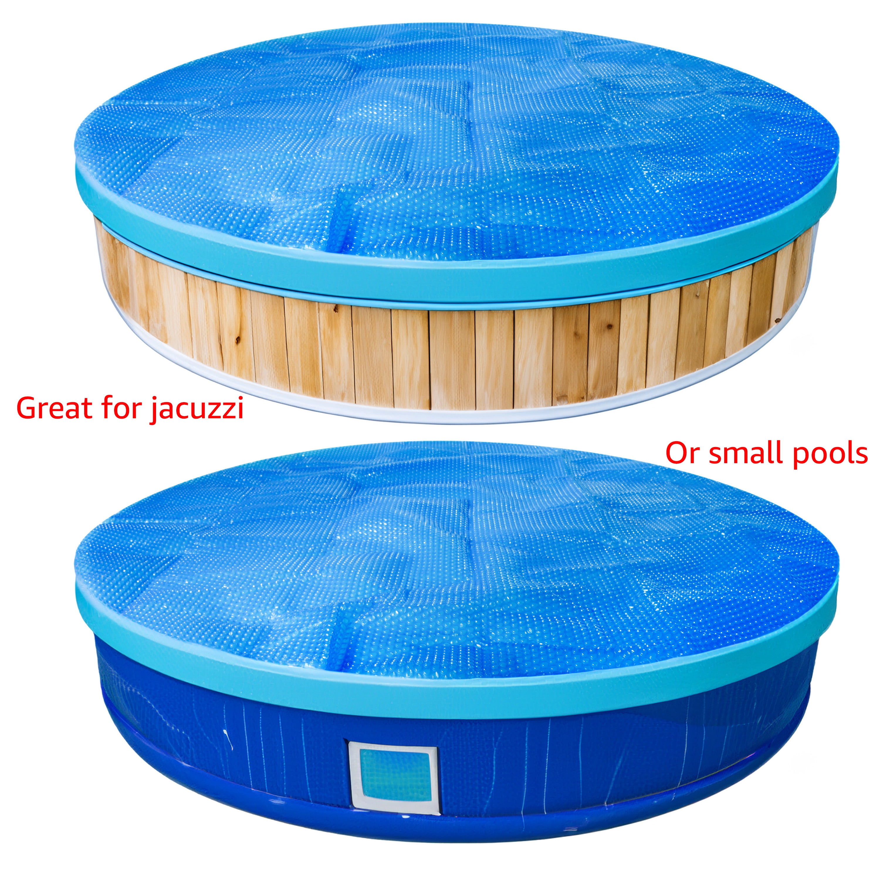 Solar Pool Cover 6ft Round, Above Ground Pool Solar Cover, Hot Tub Solar Cover, Thermal Pool Cover