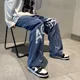 thumbnail image 5 of Pantalones largos rectos y elegantes para hombre, moda de bajo precio 2024, clásicos, nuevos en Y2k, estilo coreano, oferta, pantalones casuales de calle para hombre, 5 of 5