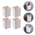 thumbnail image 2 of ITSELFER 4Pcs Toothbrush Holder Pen Holder Wall Mount Pen Organizer Office Pen Holder Office Pen Box, 2 of 5